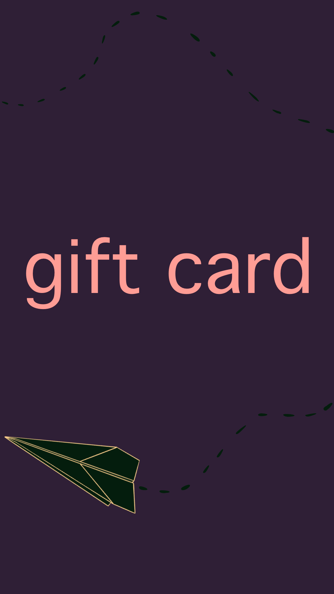 smll cnvs gift card