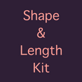 smll cnvs Shape & Length Kit for finding your perfect press-on nail shape and length