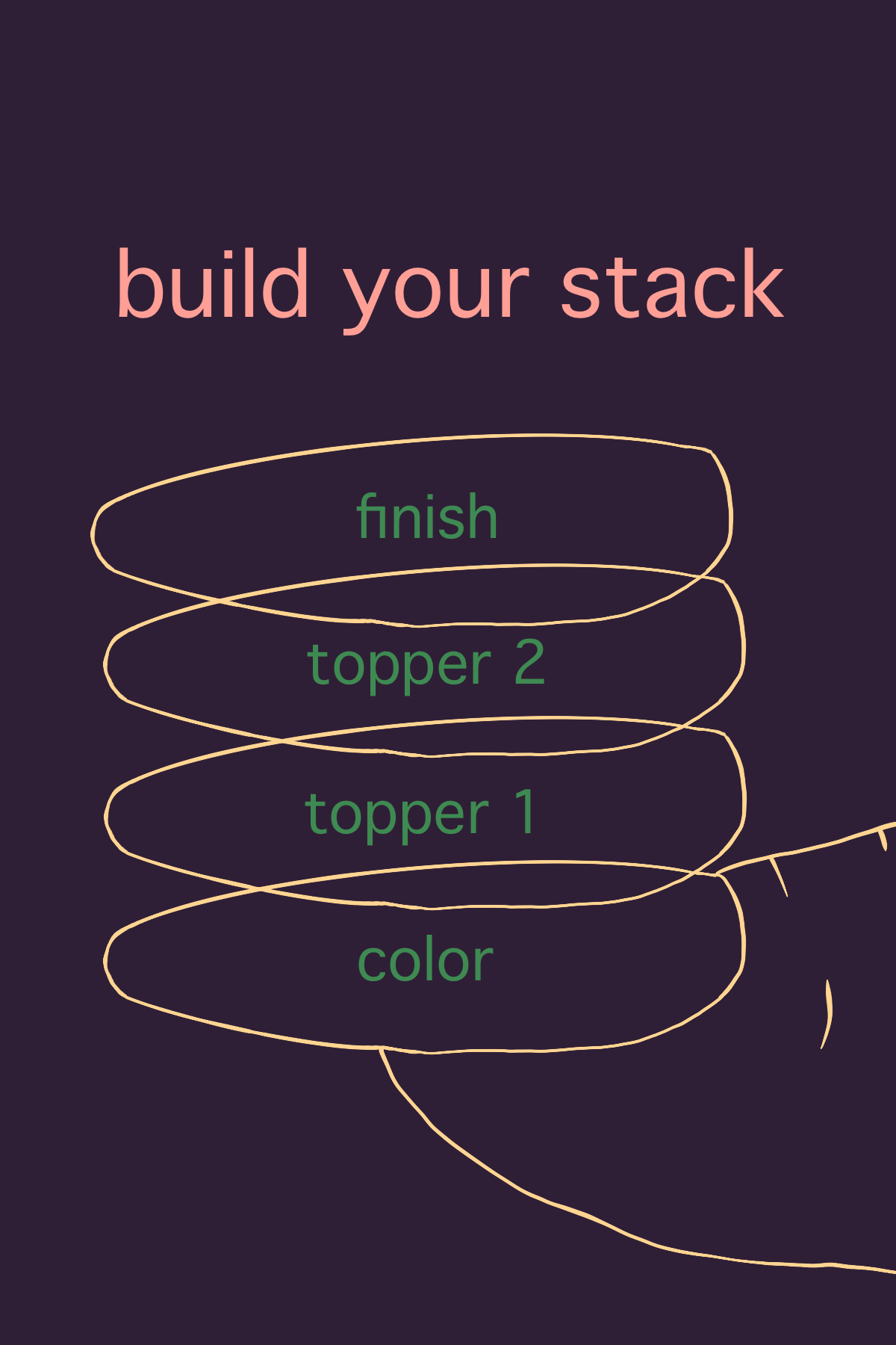 Build Your Holo Taco Stack — fully custom made-to-order press-on nails, painted by smll cnvs