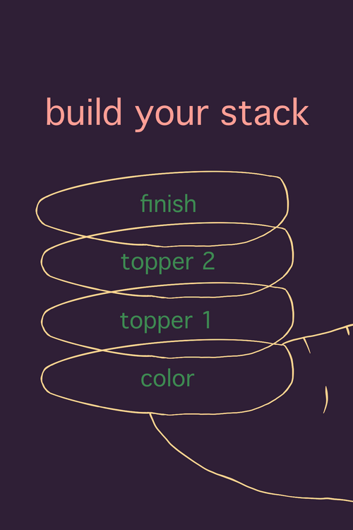 Build Your Holo Taco Stack — fully custom made-to-order press-on nails, painted by smll cnvs